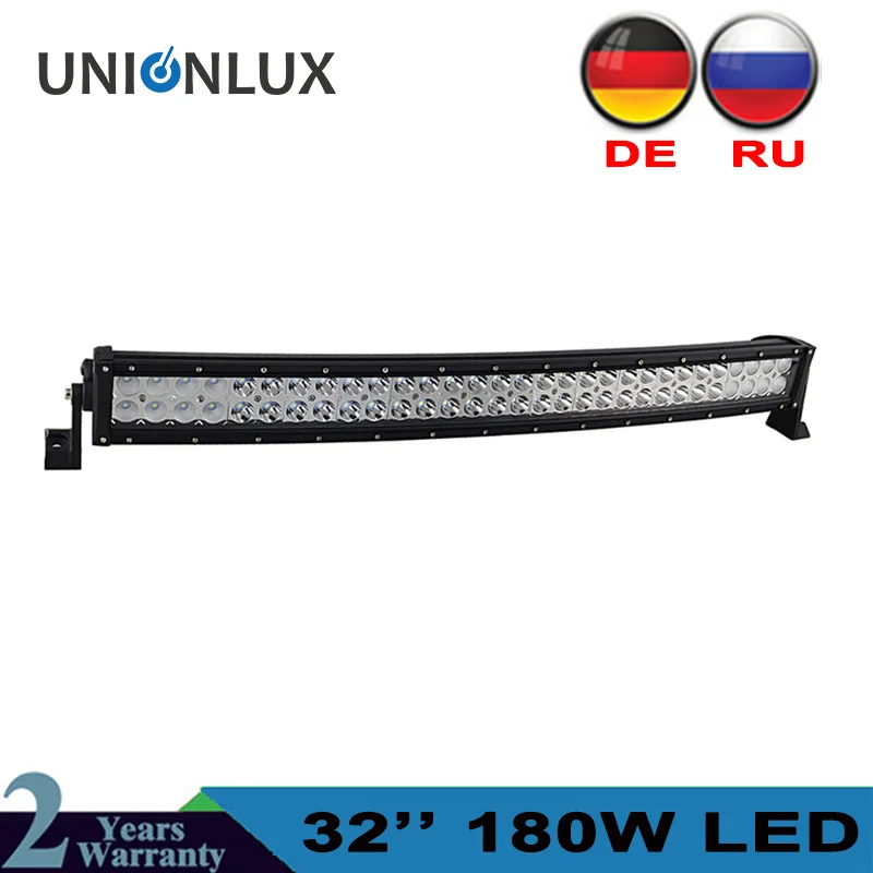 

32inch 180w Curved LED Work Light Bar for Tractor Boat OffRoad 4WD 4x4 Car Truck SUV ATV 12v 24v Driving Lamp