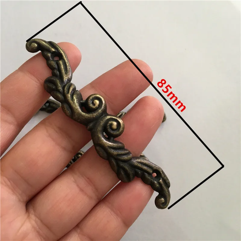 Ручка из цинкового сплава для выдвижных ящиков винтажная деревянная коробка