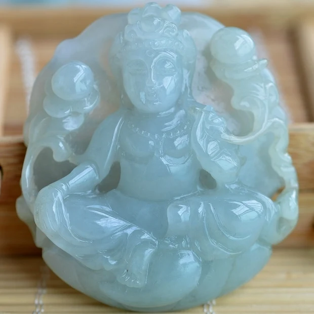 Большой кусок толстой воды промыть ручной резной старой ямы вид груза Изумрудный