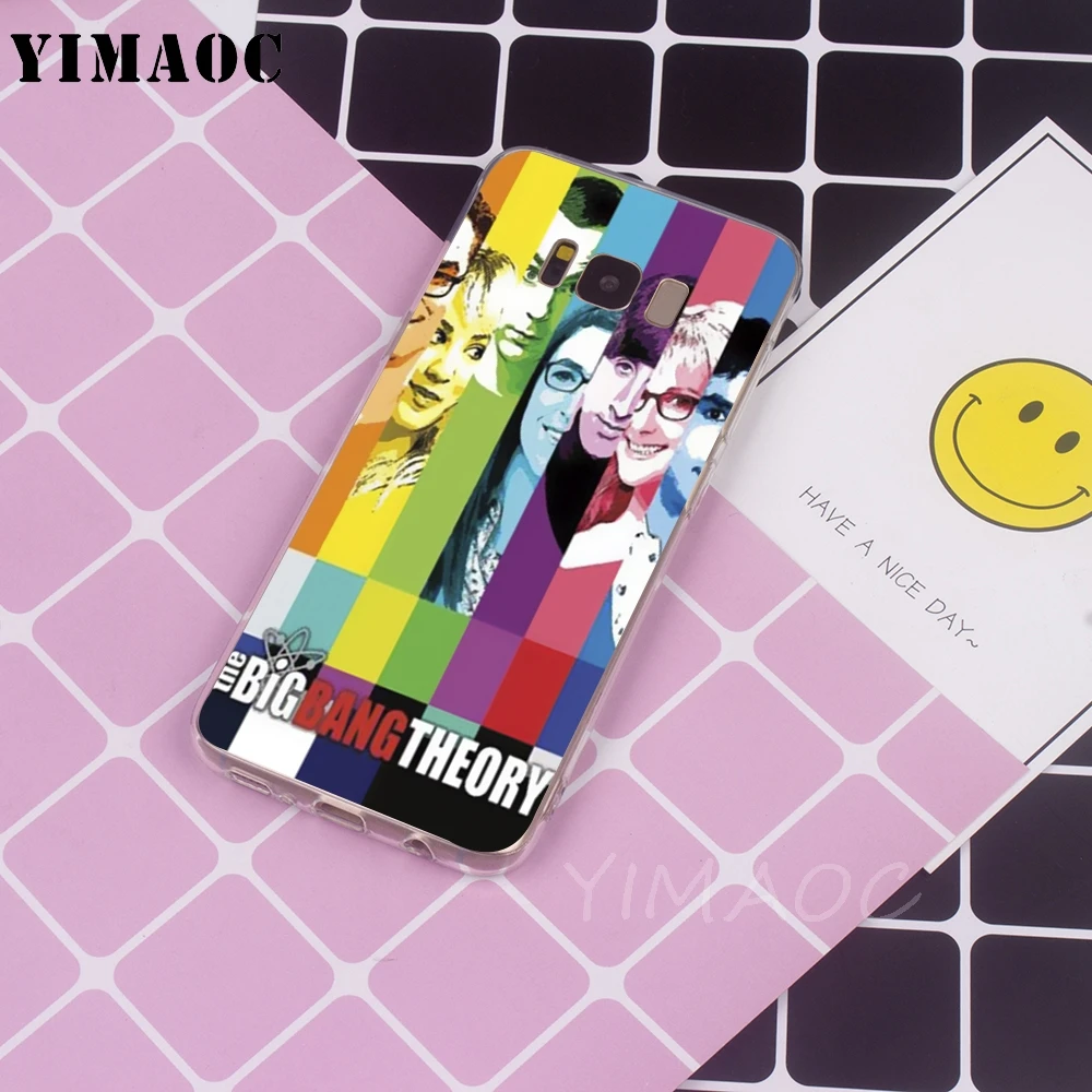 Мягкий чехол YIMAOC с теорией Большого Взрыва для Galaxy j3 j5 j6 j7 A5 2016 2017 A6 A9 2018 Note 8 9 S7 edge S8