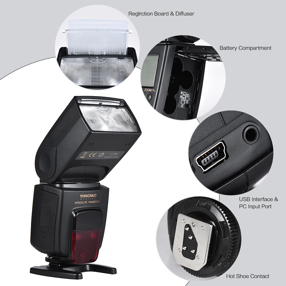 YONGNUO YN568EX III YN-568EX III ttl Беспроводная HSS Вспышка Speedlite для Canon Nikon DSLR камеры совместимый YN600EX-RT II YN568EXII