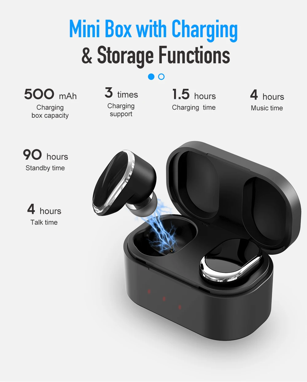 ROCK Bluetooth 5,0 наушники TWS Беспроводные Hi-Fi стерео наушники сенсорное управление наушники с микрофоном для samsung iPhone Xiaomi