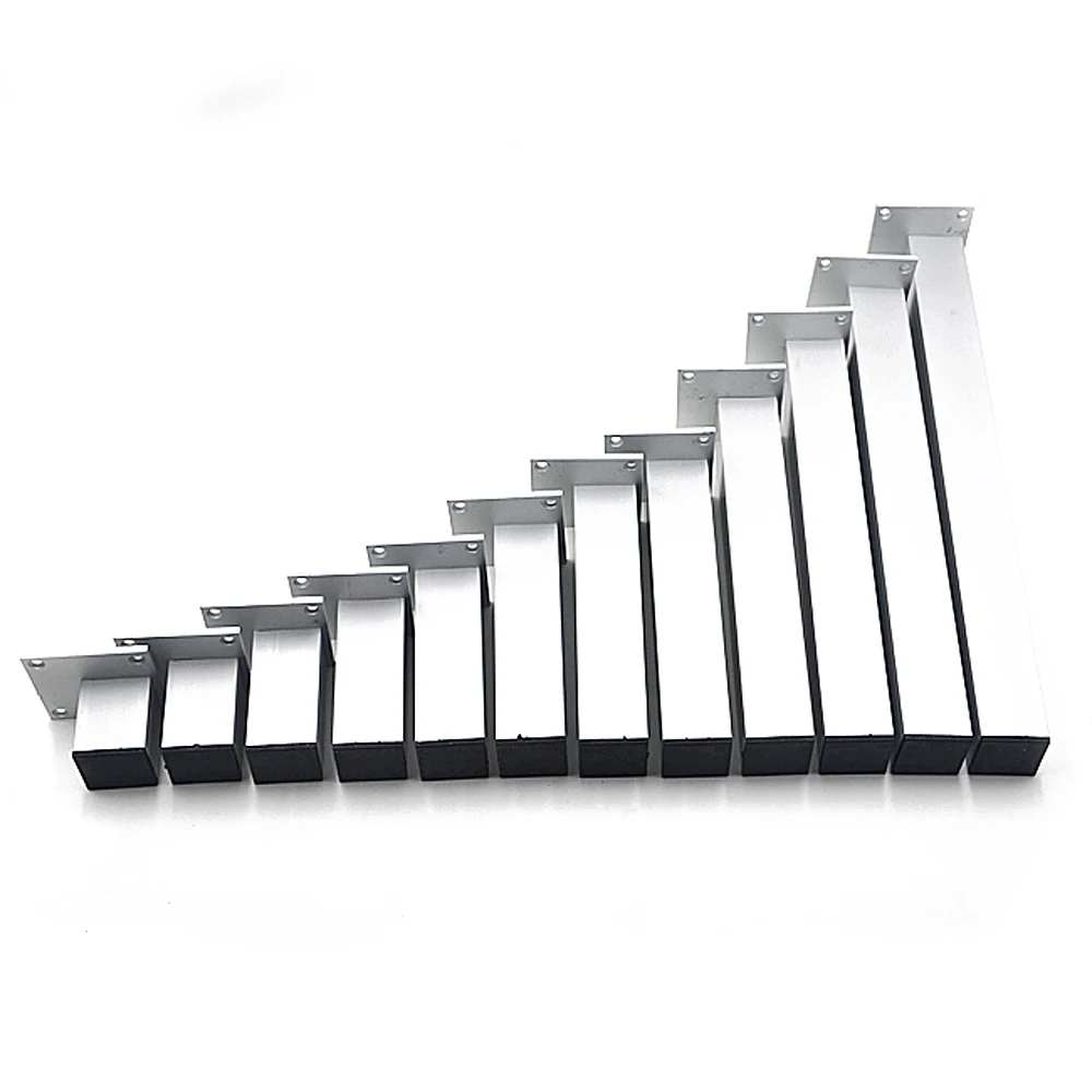 4 шт. 15 см Алюминий кабинет Средства ухода за кожей стоп стол на металлической