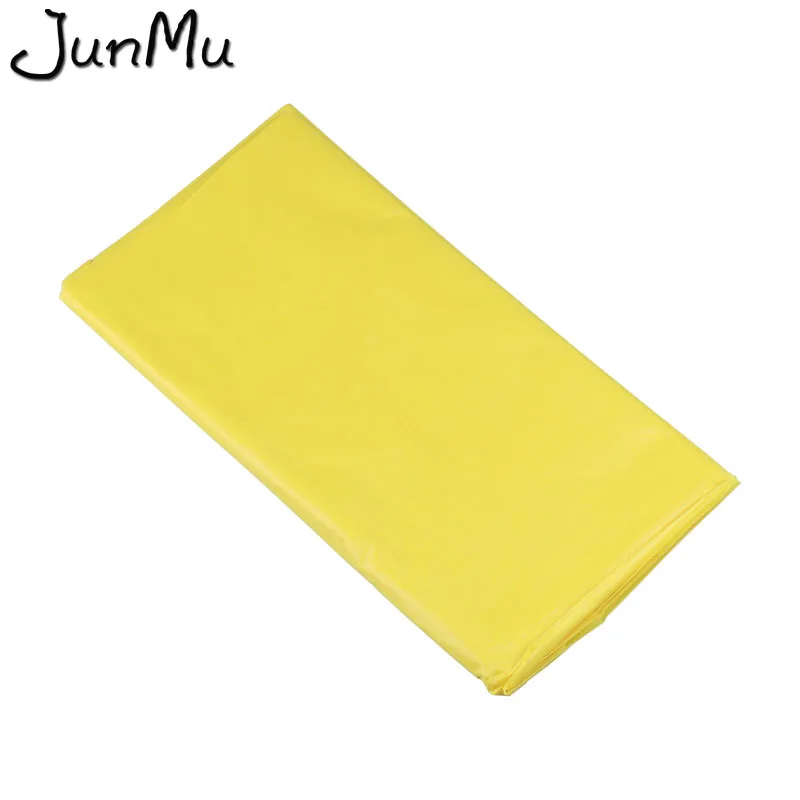 yellow Новая 5" X 108" пластиковая скатерть для прямоугольный стол Свадебные События Patry украшения стол, скатерть ткань - Цвет: yellow