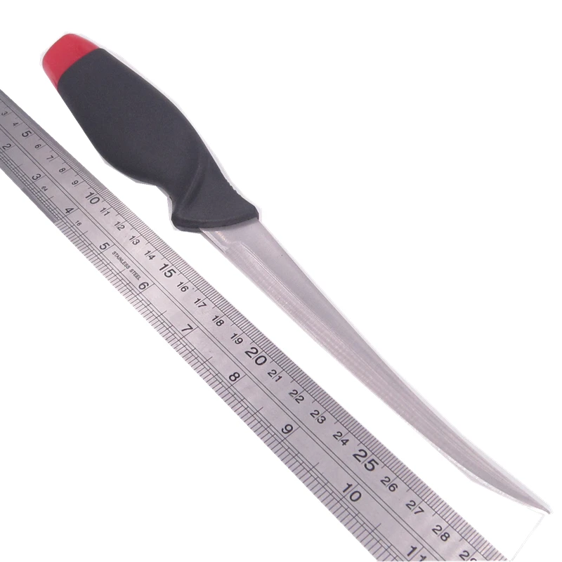 Ломтик Sashimi Santoku сырой рыбы лососевое филе кухонный нож шеф повара для овощей