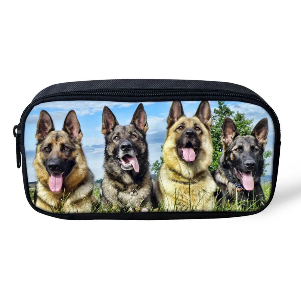 Косметичка THIKIN для женщин чехол карандашей и ручек с рисунком хаски детей