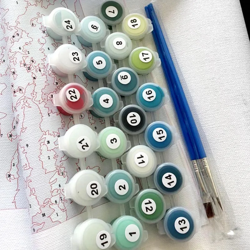 Картина по номерам на холсте настенная живопись холст в рамке настенные картины