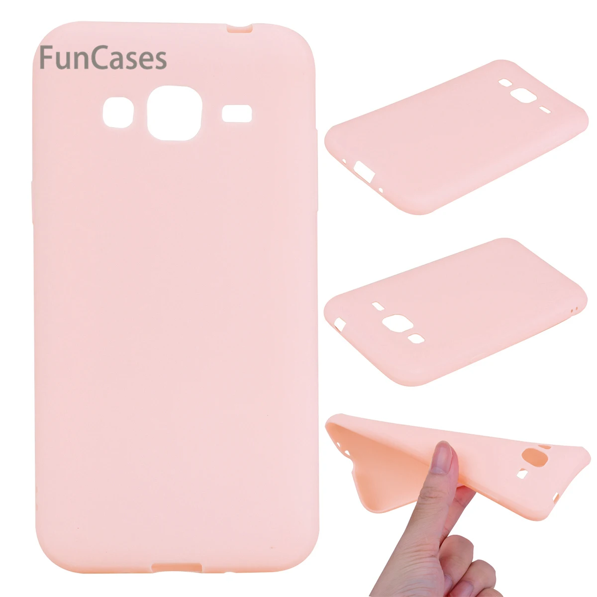 Однотонный чехол СПС Coque samsung J310 Мягкий силиконовый для телефона Fundas мягкий