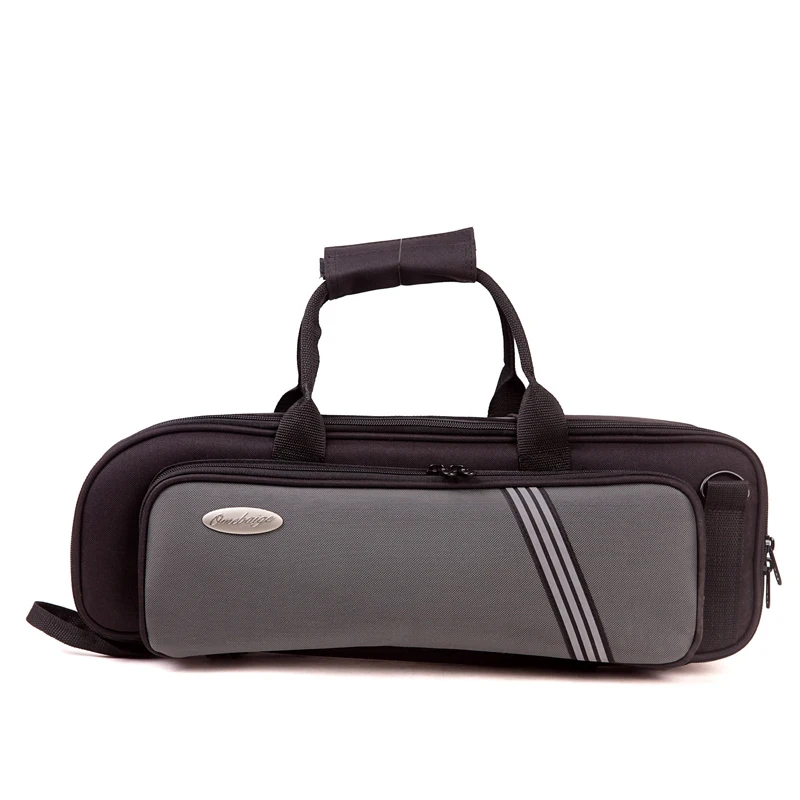 Thicken soft bag stable Bb trumpet case waterproof instrument bags portable black gray color | Спорт и развлечения