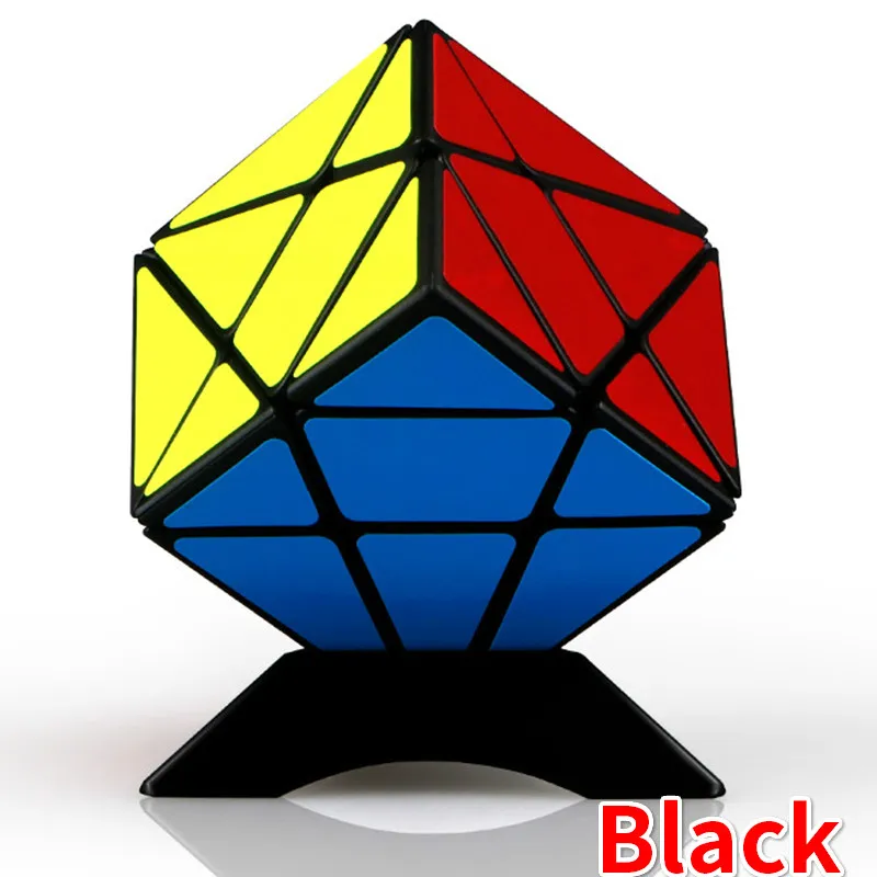 Qiyi оси куб головоломка 3x3 странно-shape форме, благодаря чему создается ощущение невесомости с магическим кубом, Cubo Magico, Обучающие Развивающие игрушки для детей, цветной или черный
