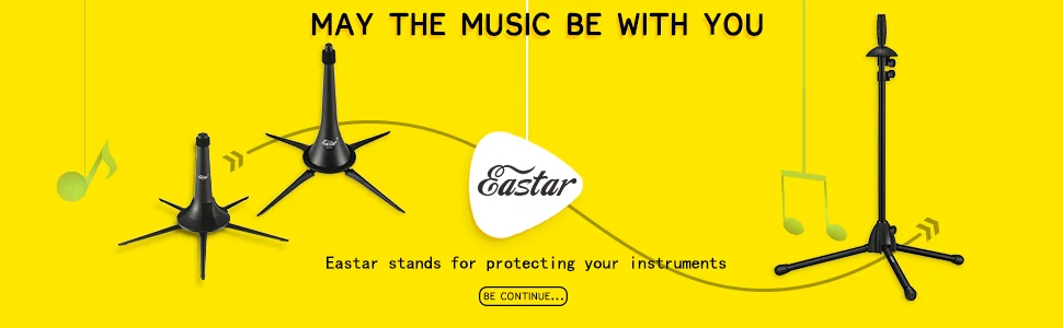 Eastar Pro подставка для трубы держатель складной 5 футов кронштейн съемный портативный штатив латунь музыкальный инструмент аксессуары качество
