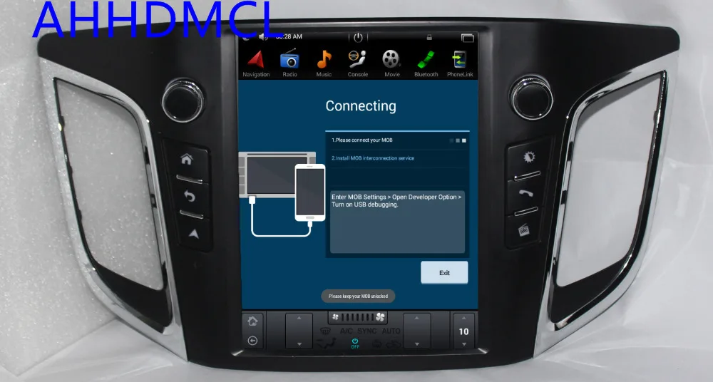 Автомобильный ПК PAD Tesla стиль мультимедийный плеер Android 7,1 gps навигация для hyundai iX25 Creta