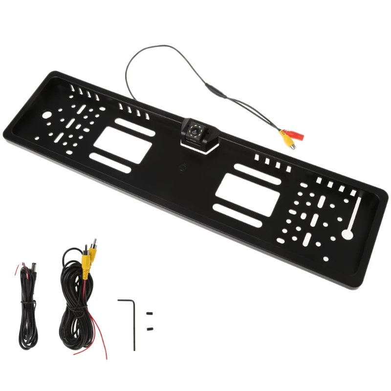 8 LED автомобильная Европейская резервная лицензия рамка заднего вида Парковая