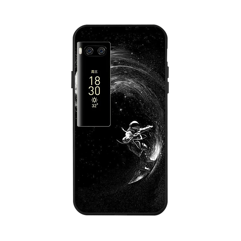 Модный черный окрашенный чехол для Meizu M6 Note Meilan 6 M6S 16 Plus M6T 16X чехол противоударный чехол для Meizu Pro 7 Plus - Цвет: x052