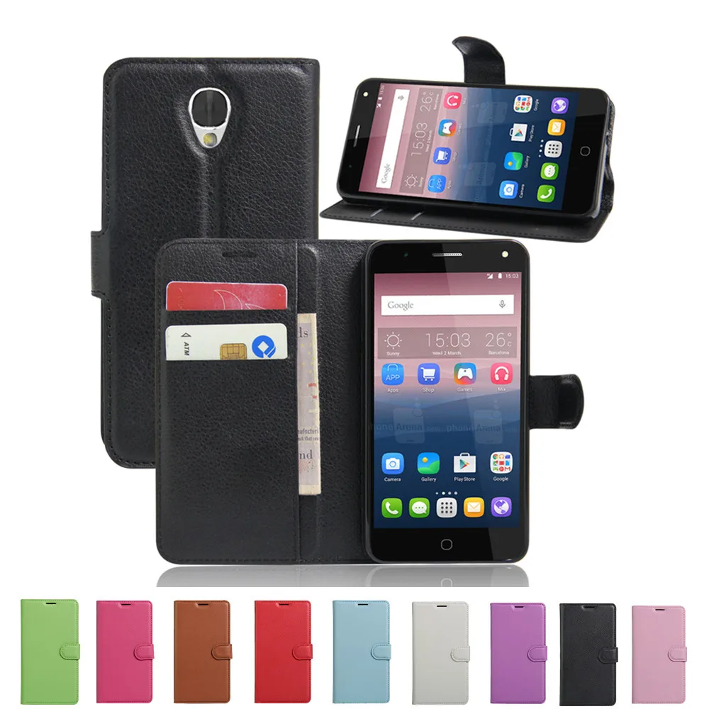 Чехол для Alcatel POP 4 5051D 5 дюймов роскошная Обложка на заднюю панель из искусственной