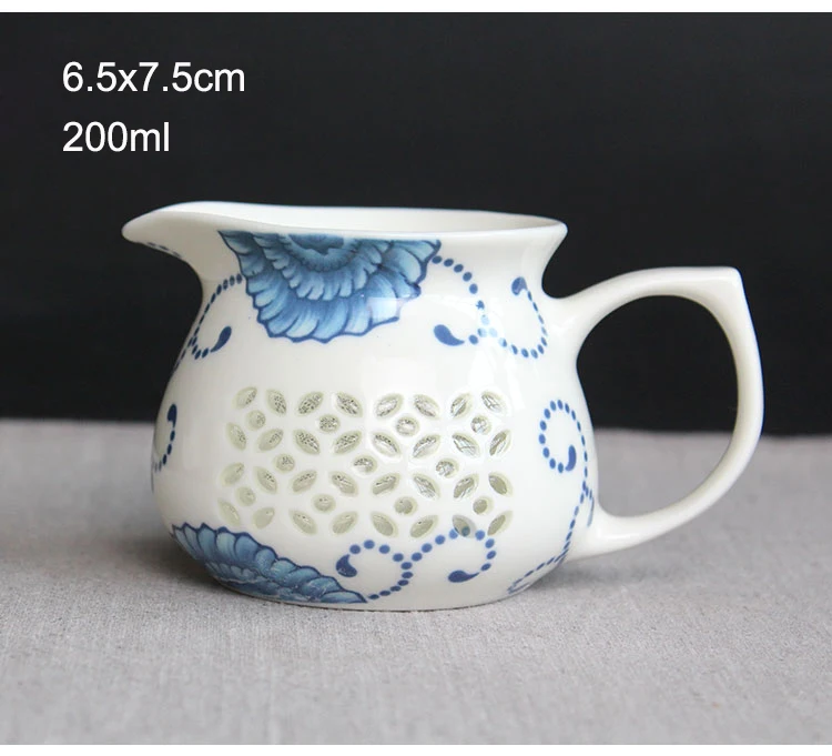 Китай (материк) уникальный ажурный Gongfu Чай чашки Dehua керамика чашка ручной