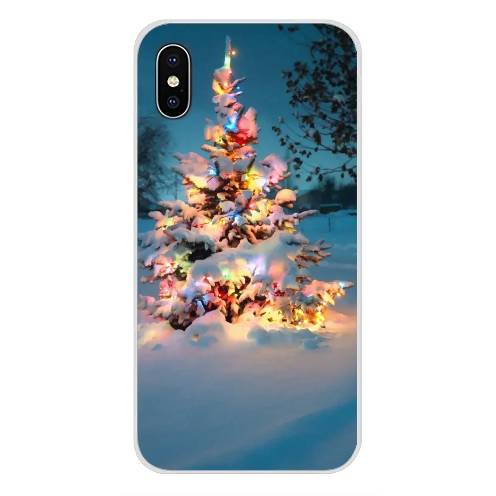 images 10 Чехлы из ТПУ с новогодней елкой снегом для Xiao mi 4 mi 5 mi 5S mi 6 mi A1 A2 5X6X8 9 Lite SE Pro mi Max mi x 2 3 2S - Цвет: images 10
