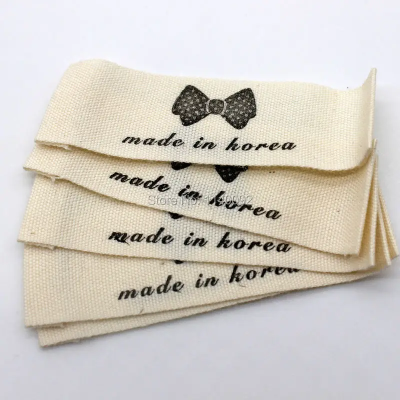 Пользовательская хлопковая лента печатная этикетка основные этикетки вышитые