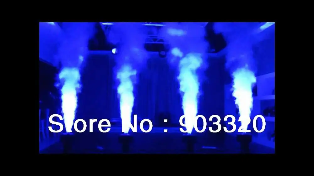 Новый 2in1 комплект белый/теплый белый/RGB красочный светодиодный CO2 Джет Кэннон