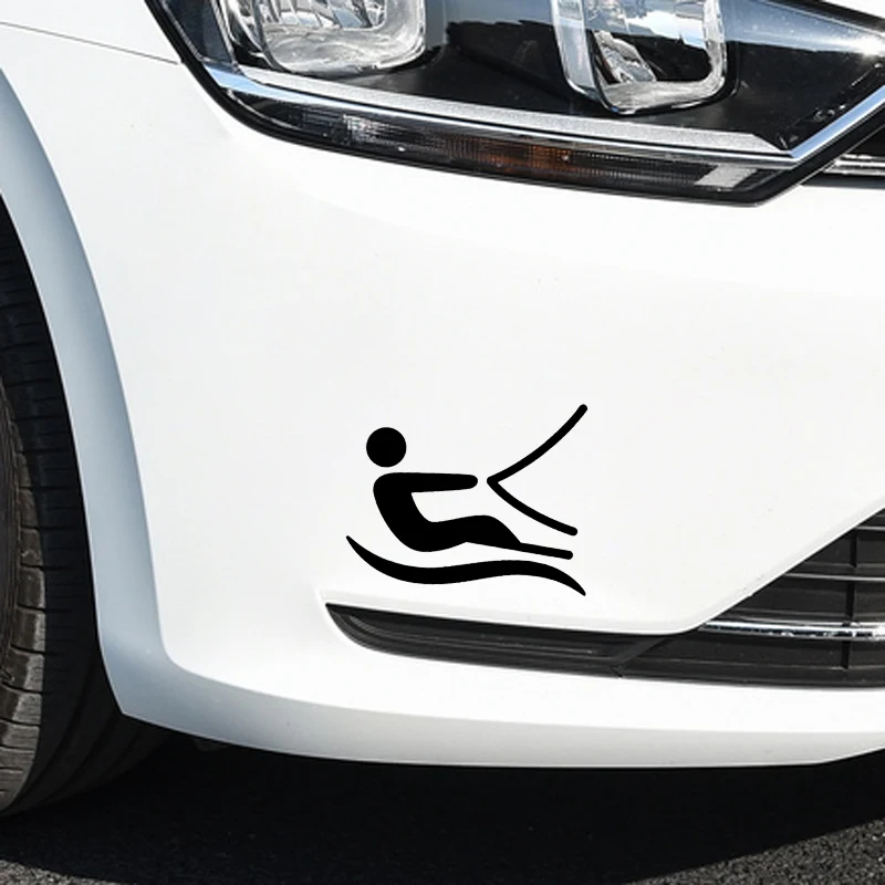 QYPF 12.8*10.2CM Cartoon Boat Ocean Decor Car Sticker Vinyl Accessories Motorcycle Decals C16-1005 | Stickers