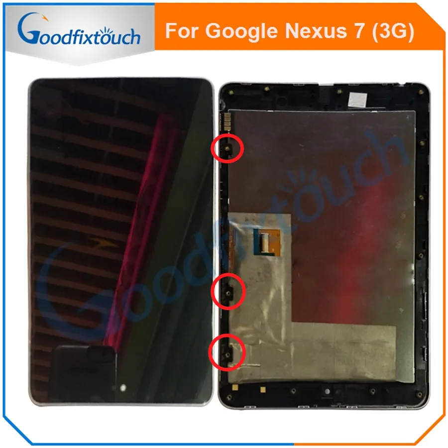 ЖК-дисплей с сенсорным экраном дигитайзер стекло в сборе для ASUS Google Nexus 7 1-го