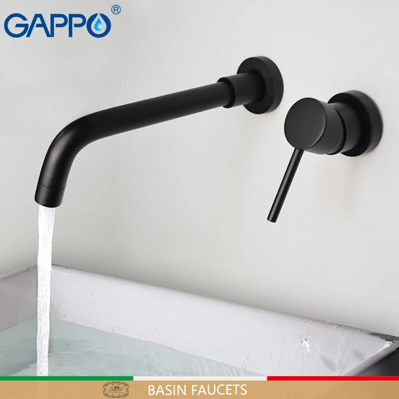 

Смесители для раковины GAPPO, кран «Водопад», из латуни, настенный, для ванной комнаты