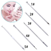 stainless steel blackhead needle remover cleaner tool acne comedone pimple spot extractor beauty makeup face cleaning tools