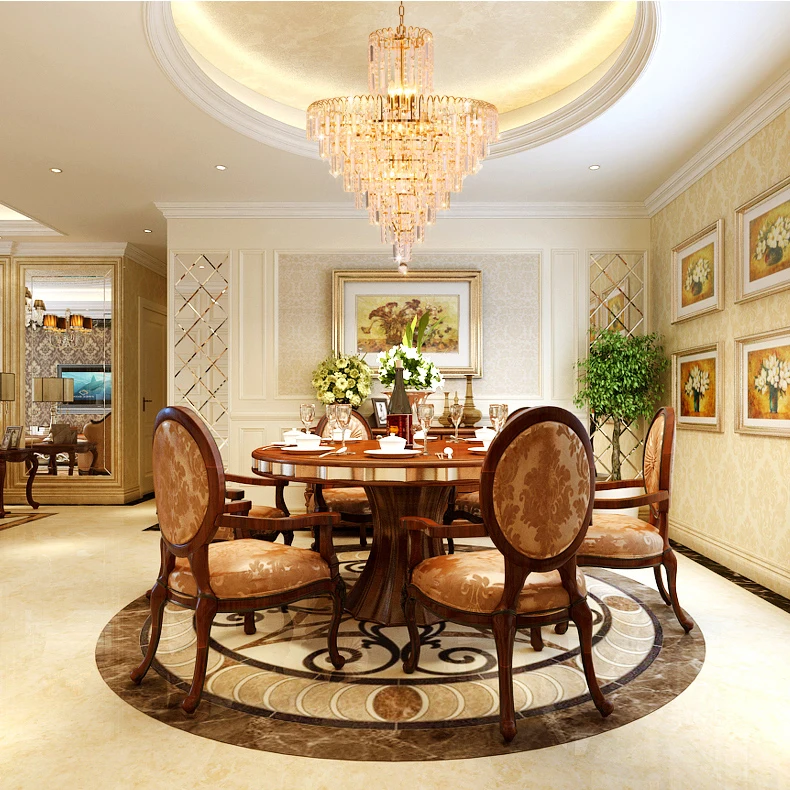 Modern Crystal Chandelier LED Gold Chandeliers Lighting Fixture Home Indoor Dining Room Hotel Restaurant Lamps | Лампы и освещение