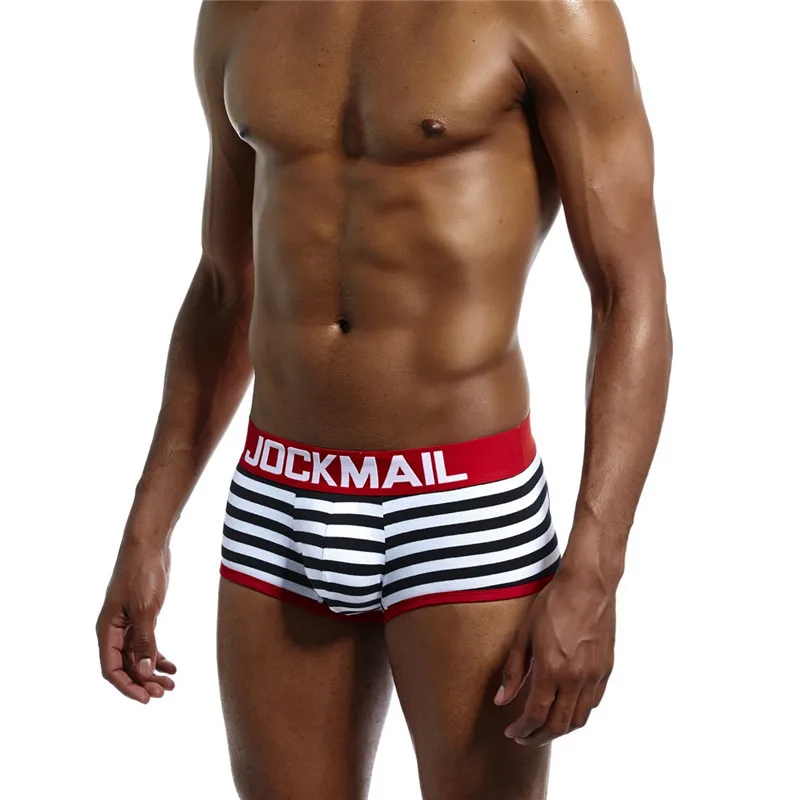 JOCKMAIL, фирменное Мужское нижнее белье, боксеры, шорты для геев, с мешочком для пениса, cueca, боксеры, calzoncillos hombre, мужские боксеры, шорты, трусы для сна