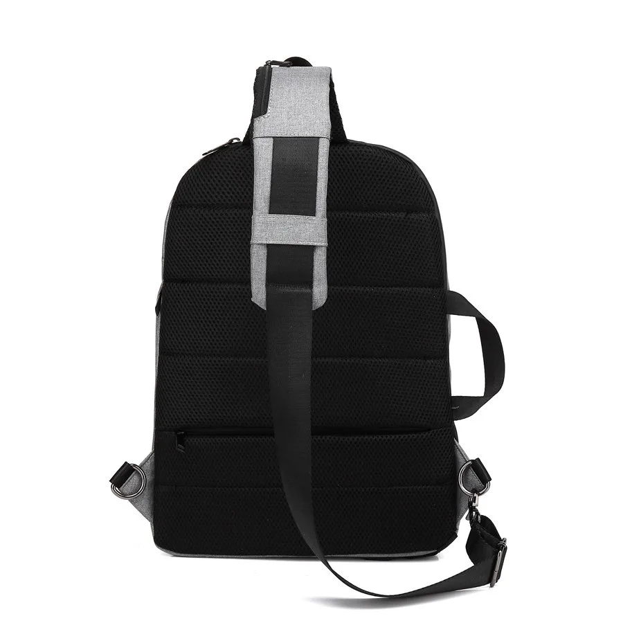Новинка, мужские рюкзаки с зарядкой через usb, корейский рюкзак Mochila Masculina, на одно плечо, на ремне, Противоугонный рюкзак, женская сумка через плечо, нагрудная сумка