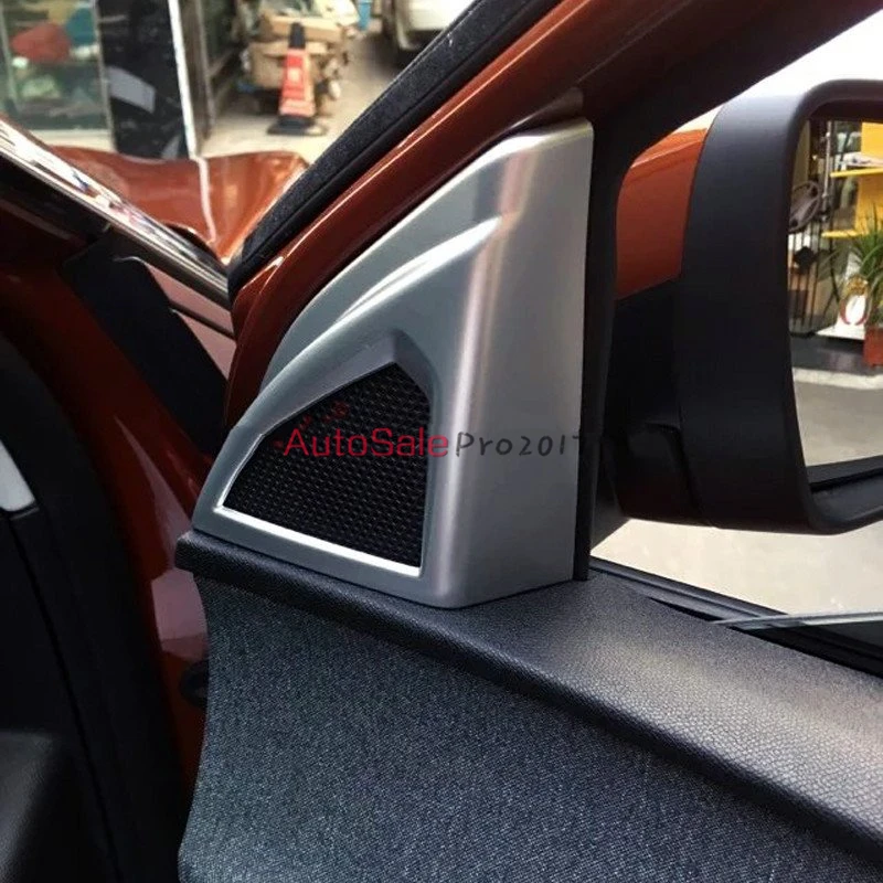 Car-styling Matte ABS Plastic Interior Car Door Stereo Speaker Cover Trim 2pcs for Peugeot 3008 GT 3008GT 2016 2017 | Автомобили и