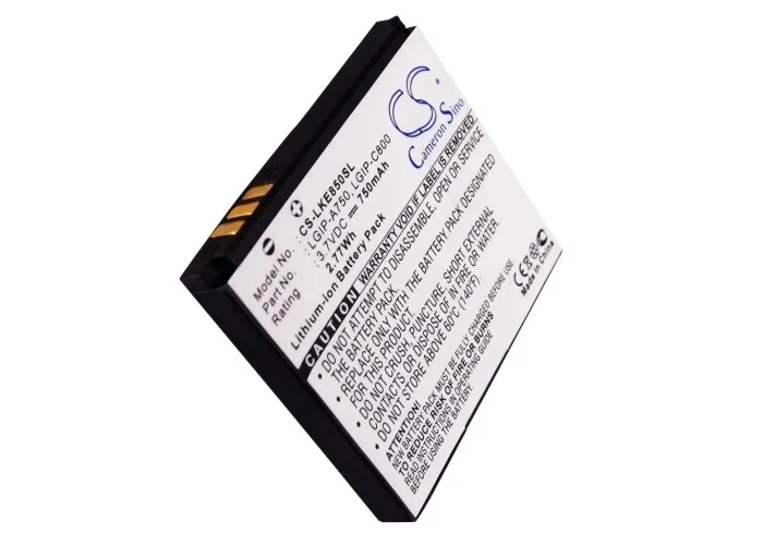 Аккумулятор Cameron Sino 750 мАч флейта для LG KB6100 KE820 KE850 KG99 ME850 PRADA|cameron sino|cameron sino batterybatteries