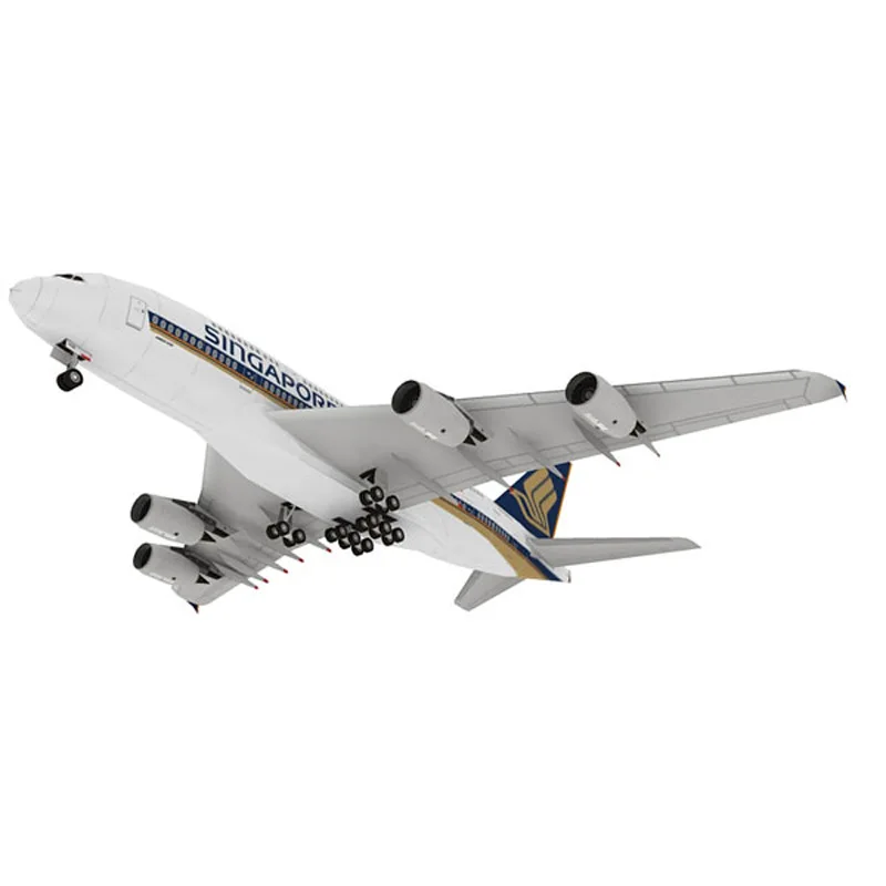 1:300 Airbus A380 3D бумажная модель картонный дом для детей бумажные игрушки пассажиры