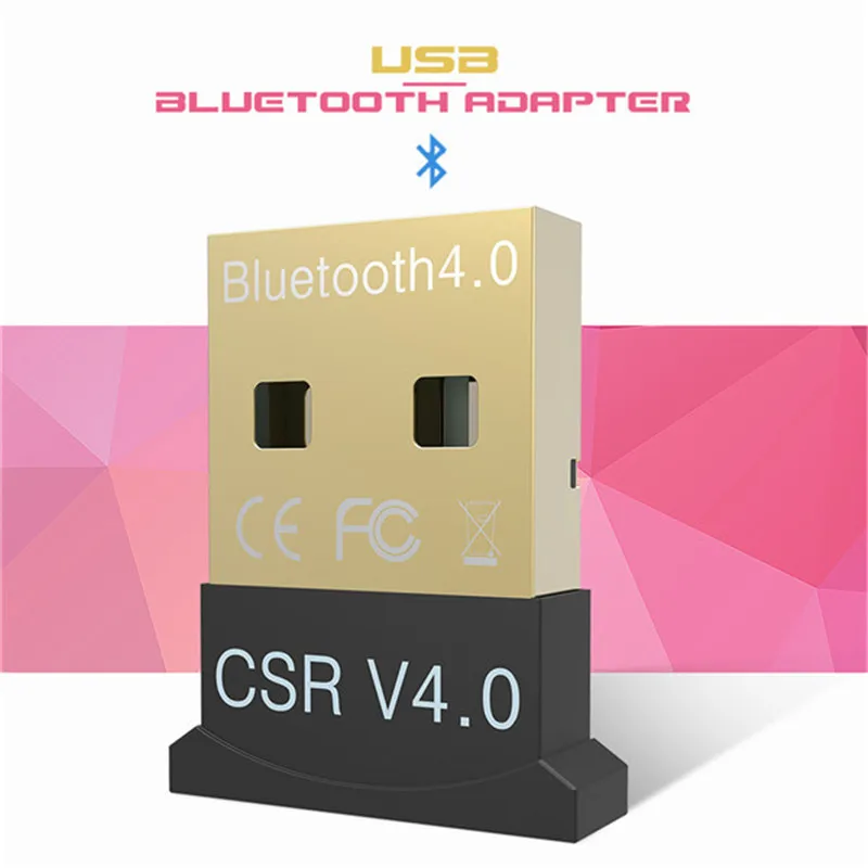 Robotsky Портативный USB Bluetooth адаптер беспроводной Bluetooth 4,0 ключ передатчик для Windows XP Vista 7/8/10