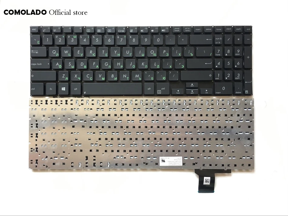 RU Русская клавиатура для ASUS B551 B551L B551LG B551E4200LG черная раскладка | Компьютеры и офис