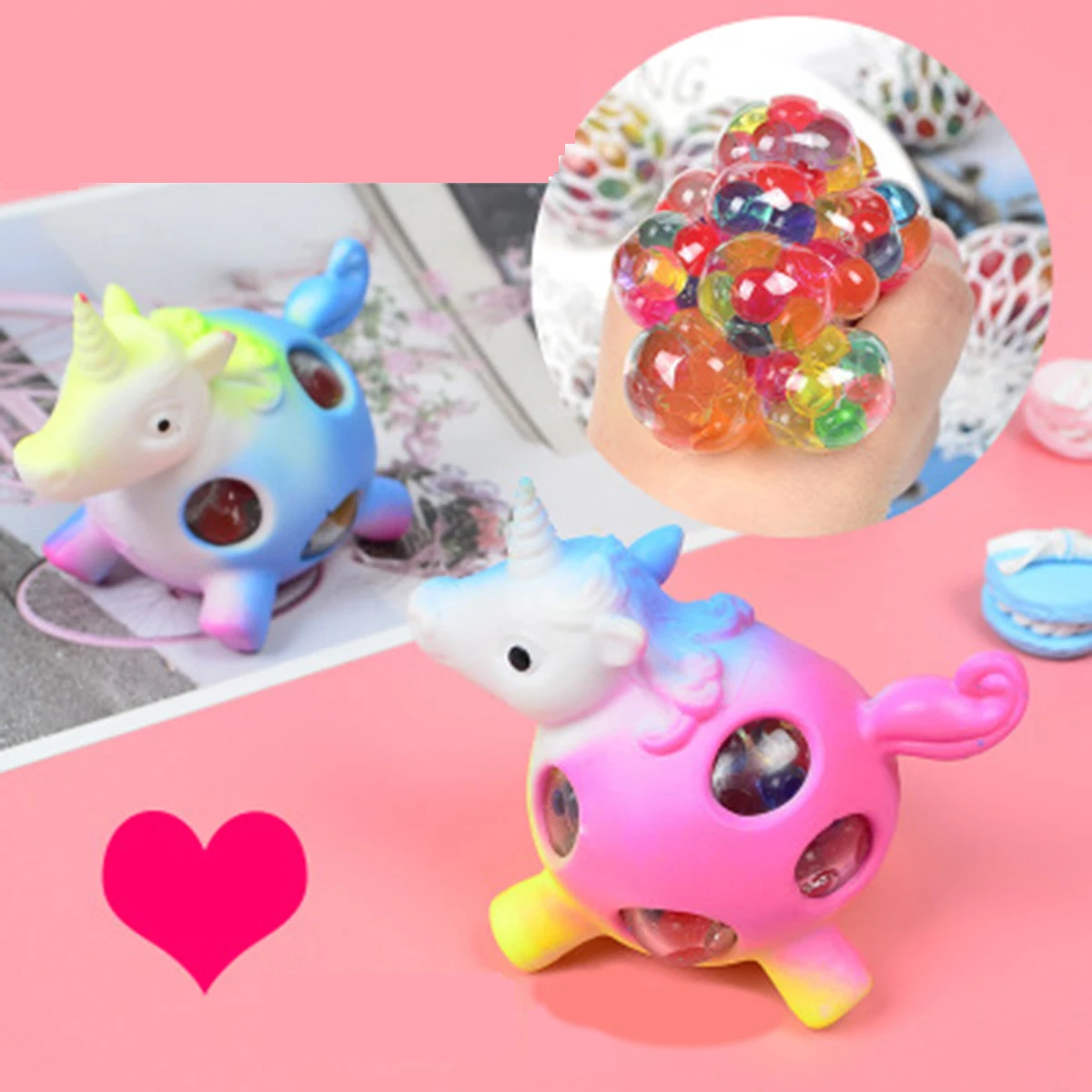 Дадаизма с надписью «Unicorns вентиляционный мяч сжатие приколы, розыгрышки игрушки анти-стресс мяч забавная игрушка-Антистресс игрушка забавные мультипликационные животные