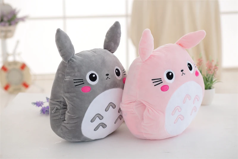 Totoro плюшевая игрушка милая Тоторо мягкая подушка с одеялом 3 в 1 игрушка-подушка Тоторо аниме фигурка подарок для детей Детские игрушки