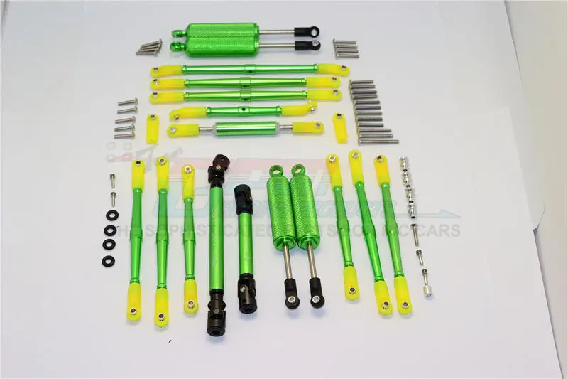 GPM RACING AXIAL SCX10 II AX90046 ALUMINIUM CHASSIS LIFT UP COMBO |
