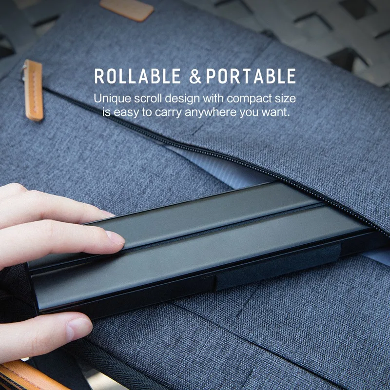 ROCK Multi-Function Rollable Bluetooth Keyboard for iPhone Quick to Switch Foldable iPad Pro Mini Air | Компьютеры и офис