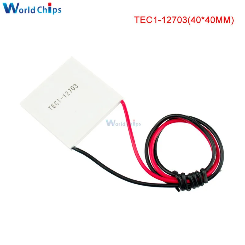 TEC1-12703 5 шт. TEC1 12705 12706 12715 04905 12710 12709 12703 12712 Термоэлектрический охладитель Пельтье TEC1-12706 12V Пельтье Elemente модуль - Цвет: TEC1-12703