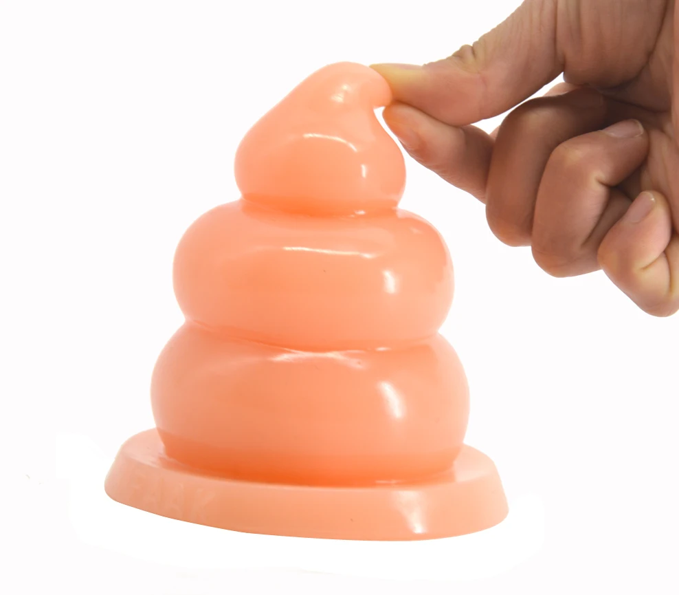 Анальная пробка FAAK с большими бусинами огромный анальный фаллоимитатор забавная