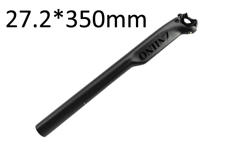 27.2x350mm matte ZNIINO мм 20 мм углерода смещение Подседельный штырь 27,2/30,8/мм 400*350/31,6 черный велосипед Велоспорт Запчасти MTB/дорожный Подседельный штырь К 3 к матовые - Цвет: 27.2x350mm matte