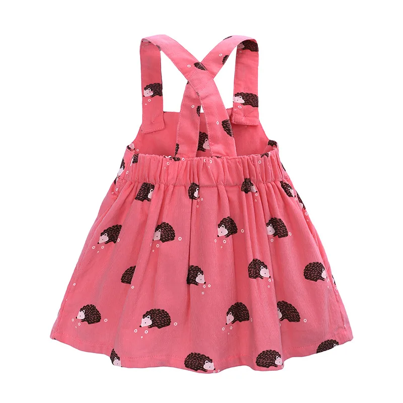 (6 шт./партия) Детское платье принцессы с бусинами осенняя одежда вельветовые