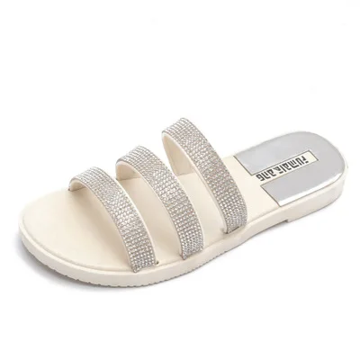 Новинка Женские летние сандалии на плотной подошве Вьетнамки Модные женские