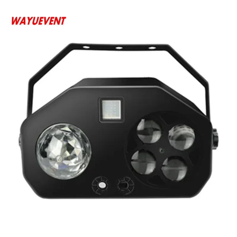 Хрустальный магический шар светодио дный этап лампы Звук Управление режимов 6