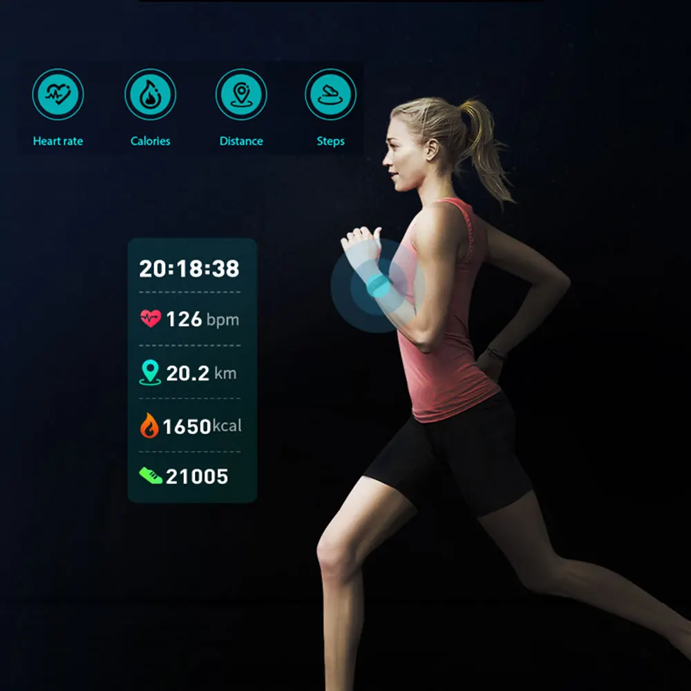 Смарт-часы KISSCASE наручные часы с пульсометром спортивные водонепроницаемые IP67