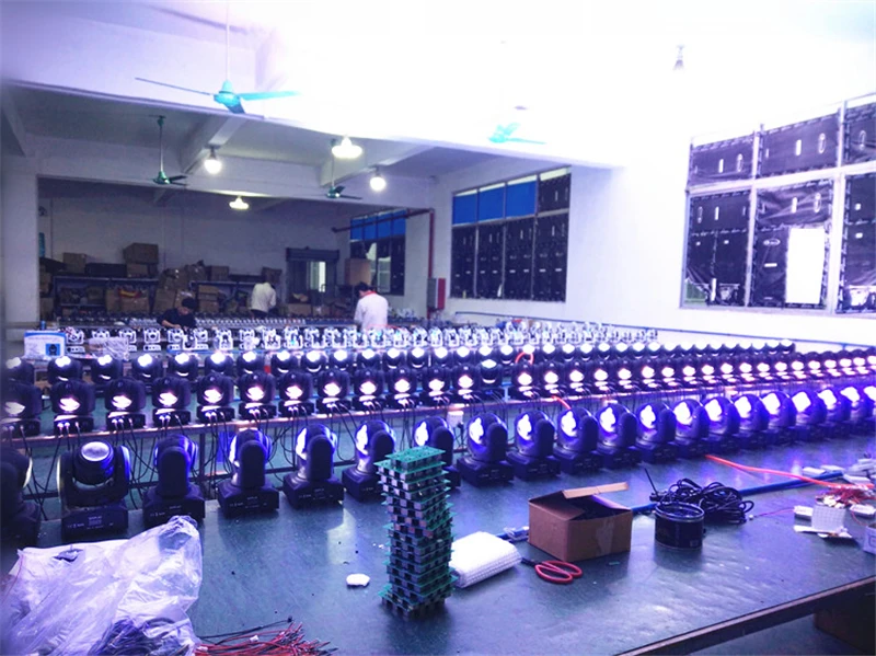 Новый дизайн с двойным лицом светодиодный движущийся головной свет 1 шт. 12 Вт RGBW