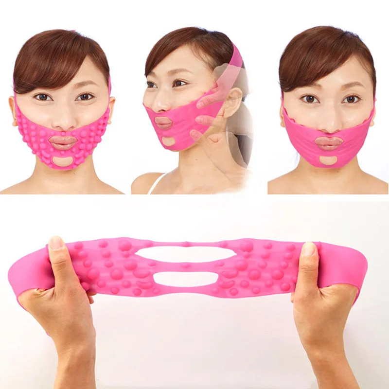 Двухсторонний бандаж для похудения лица двойного назначения правильный пояс