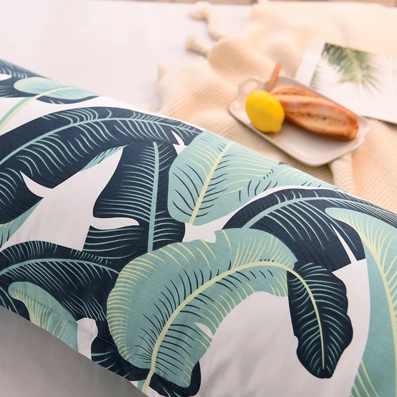 1 шт. хлопковый длинный Чехол подушка с принтом со скрытой молнией 46*150 см чехол