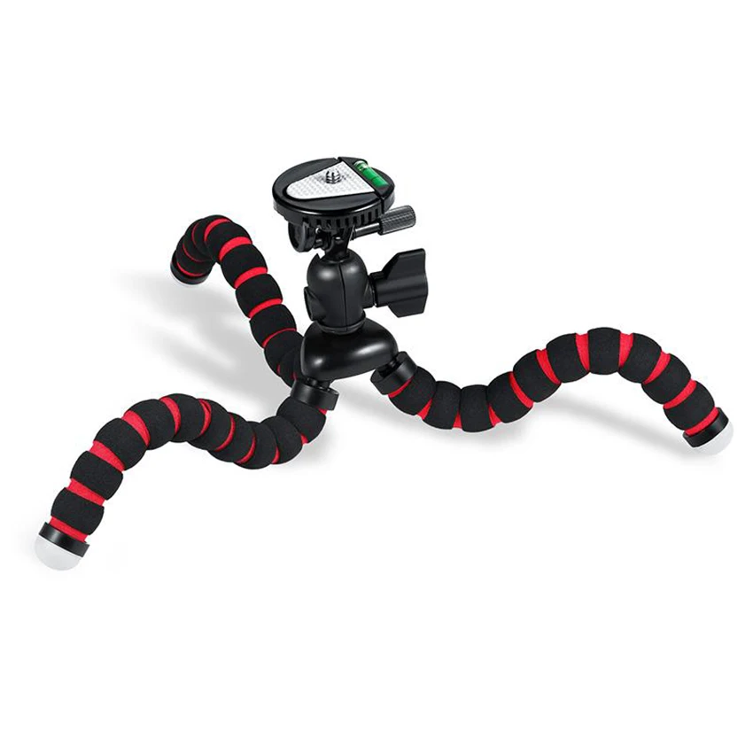 Гибкий мини штатив Осьминог с дистанционным управлением по Bluetooth для телефонов